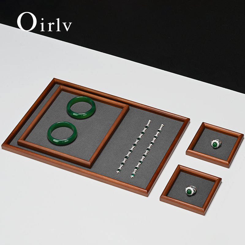 Wood Ring Blank - Oirlv 4 maten houten sieradenschaal voor