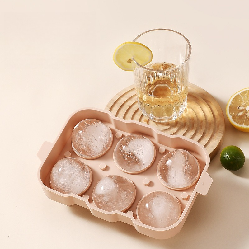 Silicone Mold Tray - Voedselveilige siliconen ijsbalvorm Grote ronde whisky-ijsbolletjesmaker