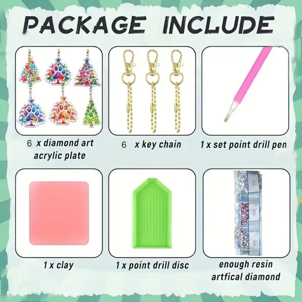 6 stks/set DIY Kerstboompatroo - Resin Craft For Beginners recensie en prijs
