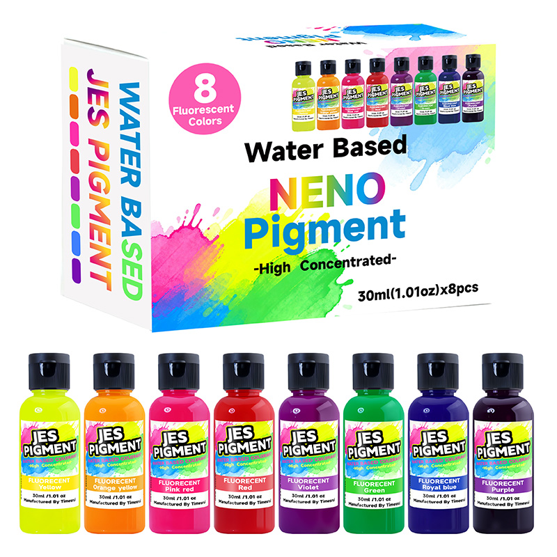 8 kleuren/set fluorescerend pi - Resin Pigment Set recensie en prijs
