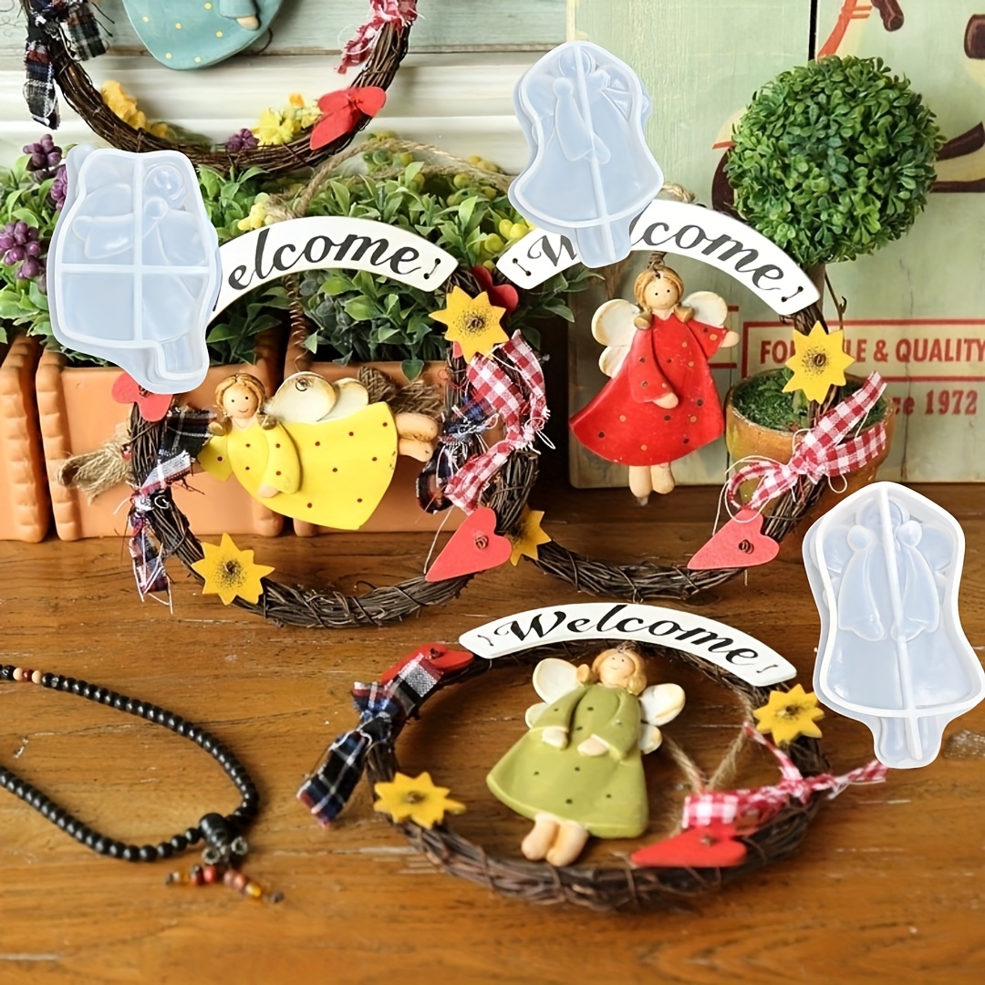 4 stuks engelhanger mal, hars  - Resin Craft Ideas recensie en prijs