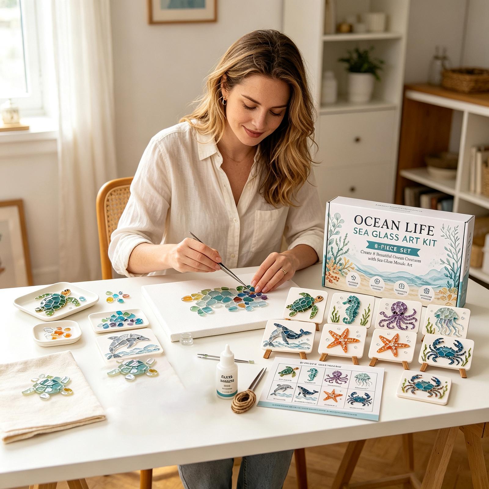 Gekruimeld Glas Kunstset Handg - Resin Craft For Beginners recensie en prijs