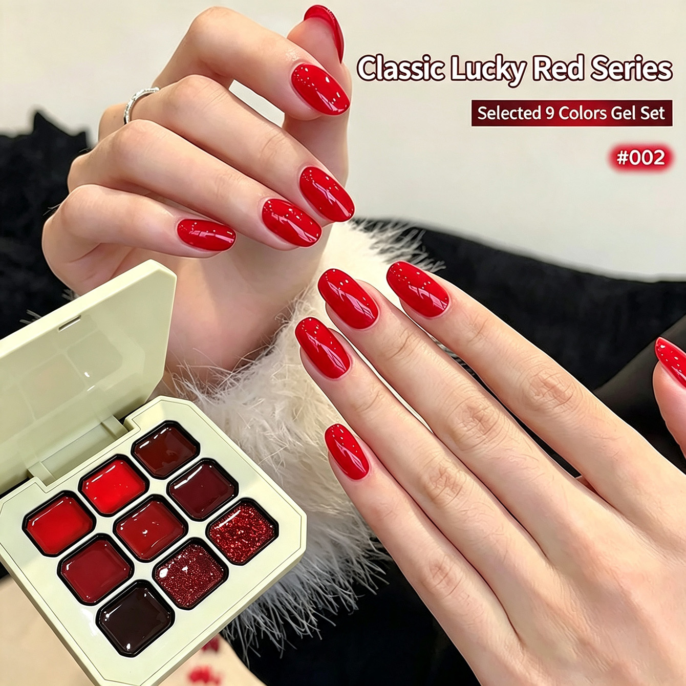 9 kleuren klassieke rode effen - Resin Glitter Pack recensie en prijs