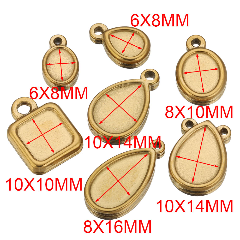 5 stuks roestvrijstalen vierka - Resin Craft Supplies recensie en prijs