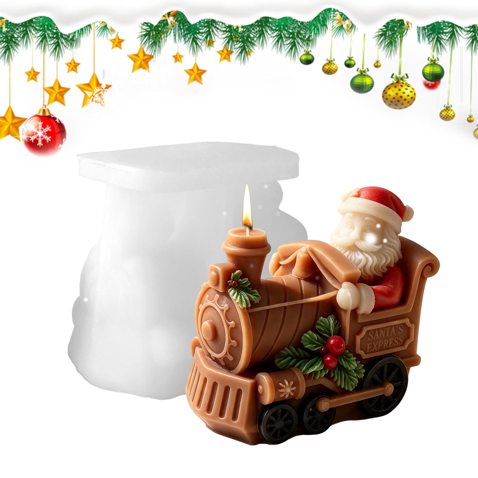 Kerstkaarsenmal in treinvorm,  - Resin Craft For Beginners recensie en prijs