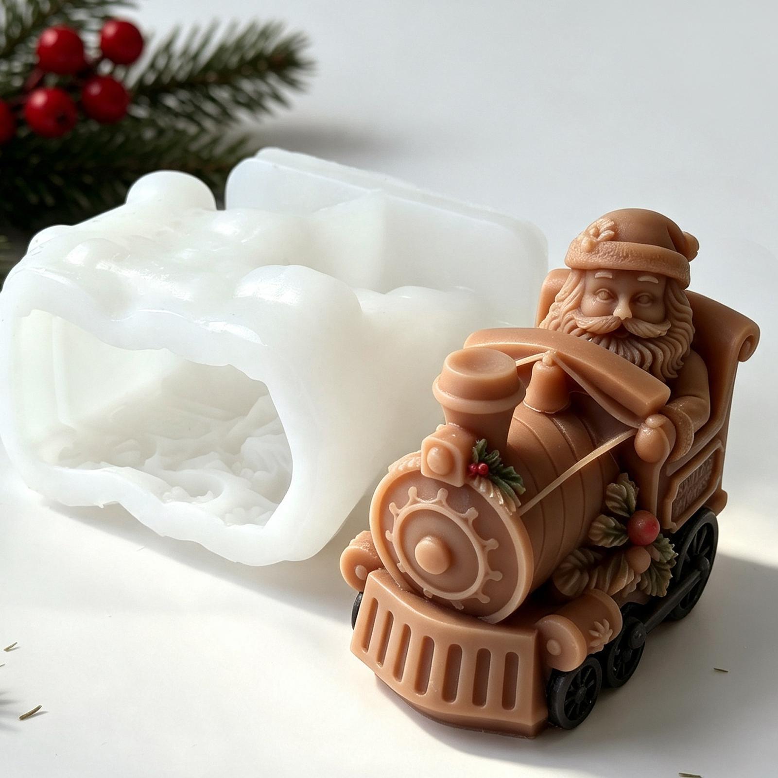 Kerstkaarsenmal in treinvorm,  - Resin Craft For Beginners recensie en prijs