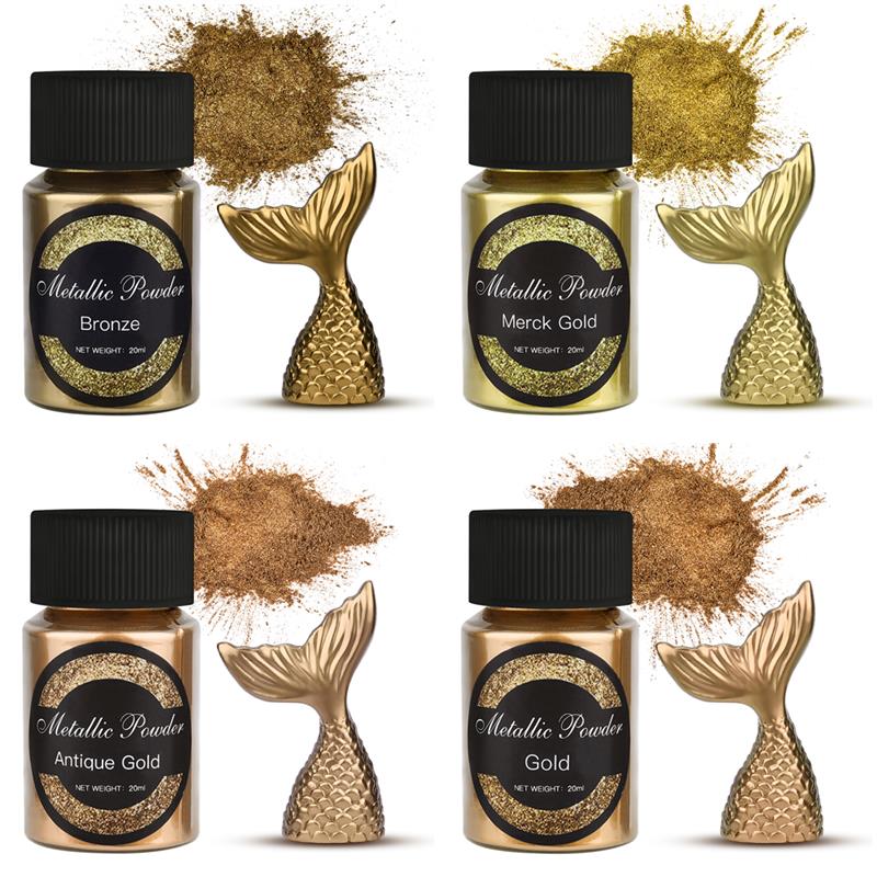 20 ml Shimmer Metallic Goud Zi - Resin Pigment Set recensie en prijs