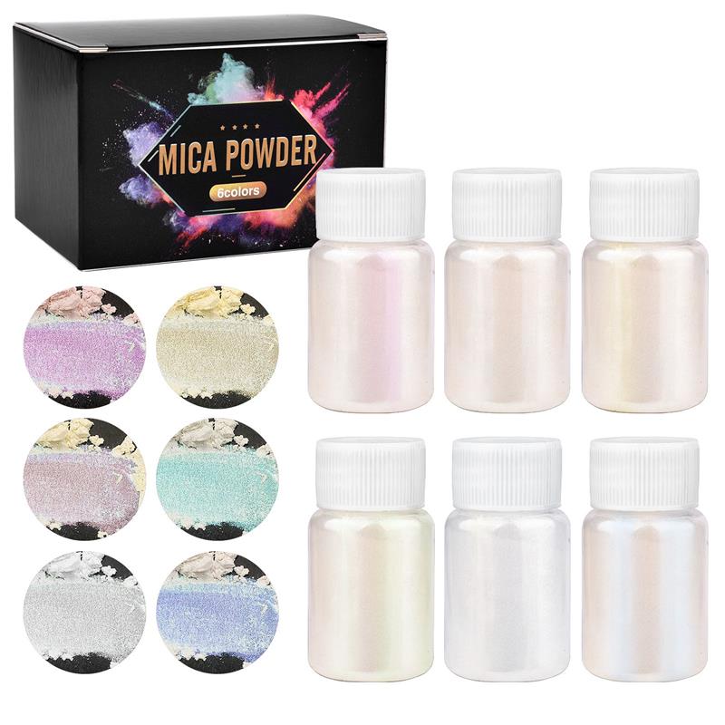 6-delige set epoxyhars kleurst - Resin Pigment Set recensie en prijs