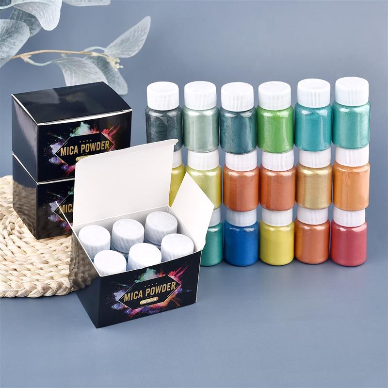 6-delige set epoxyhars kleurst - Resin Pigment Set recensie en prijs